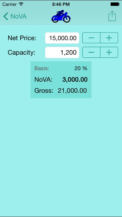 NoVA Calculator for Austrian Vehicles