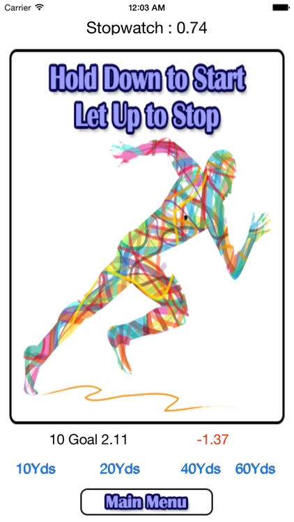 Speed Up Your Sprint Stopwatch screenshot-4