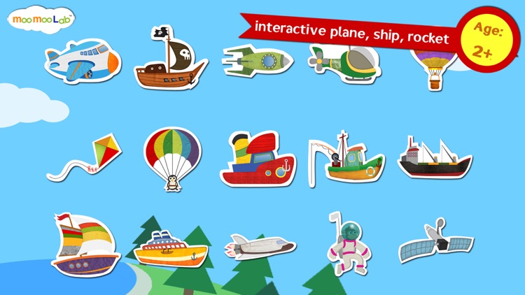 Rocket and Airplane : Puzzles, Games and Activities for Toddlers and Preschool Kids by Moo Moo Lab