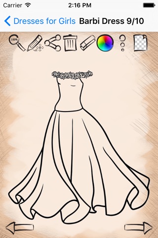 How To Draw Cute Dresses screenshot 4