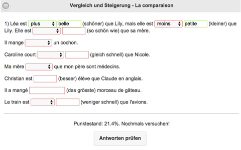 Lernen mit Spass Übungen screenshot 2