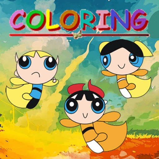 Kids Coloring Book For PowerPuff Edition icon