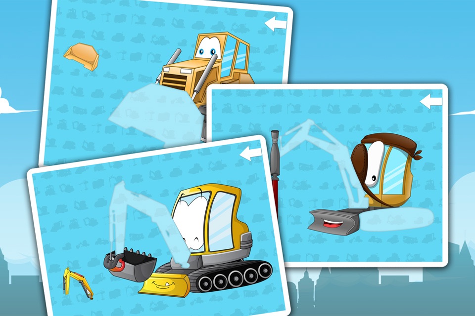 Big machines and trucks puzzles for young boys screenshot 2