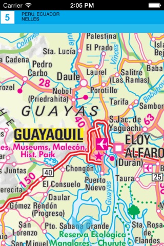 Перу, Эквадор. Туристическая карта. screenshot 4