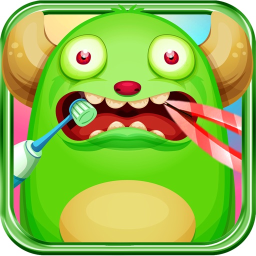 Boo The Monster Visits The Dentist: Clean Teeth Game For Kids Icon