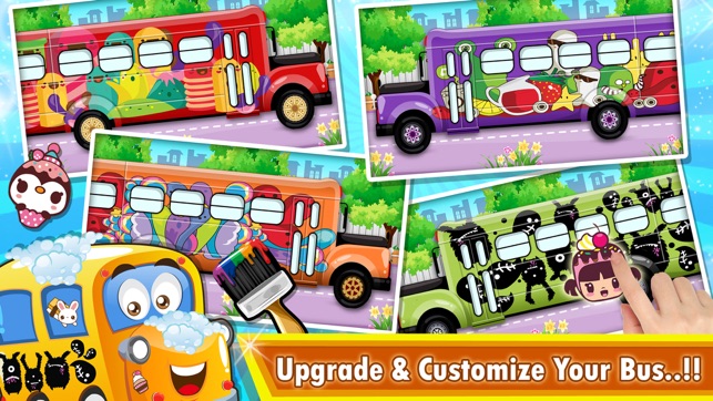 Kids School Bus Spa Simulator(圖2)-速報App