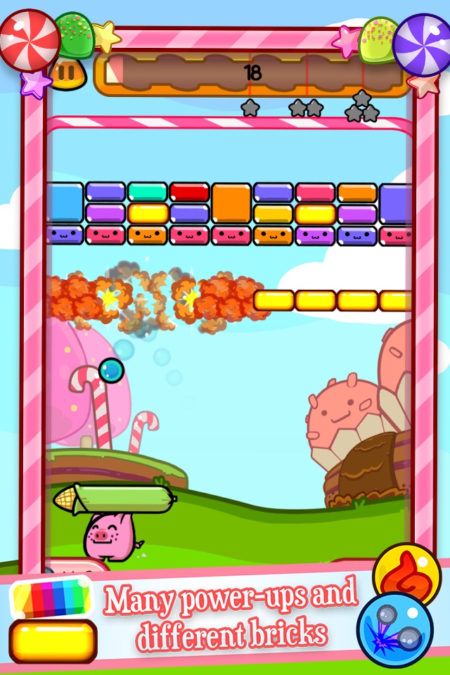 Sugar Bricks - Brick Blocks Breaker Game screenshot 3