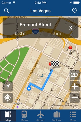 Las Vegas Offline Map - City Metro Airport screenshot 2
