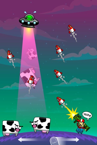 Moo.F.O - The alien cow-theft & rocket dodging game! screenshot 3