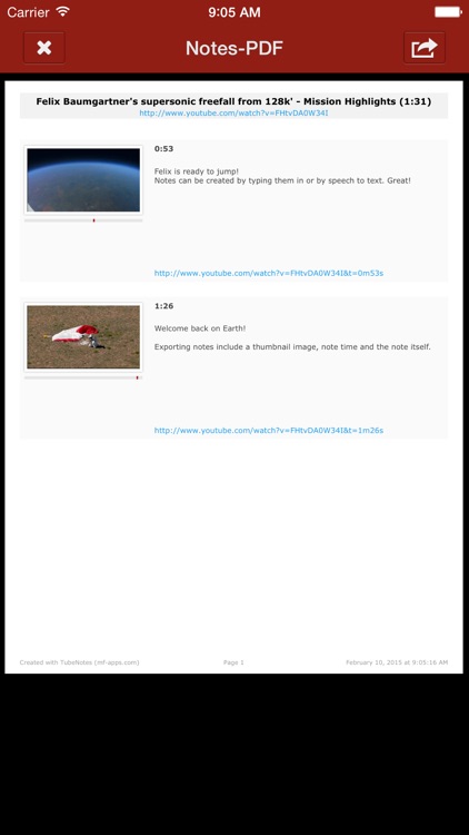 TubeNotes - Video Player and Video Notes