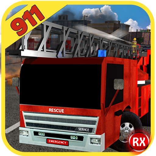 911 Rescue Firefighter Truck Simulator icon