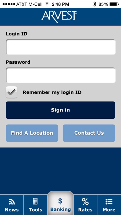 Arvest Mobile Banking App