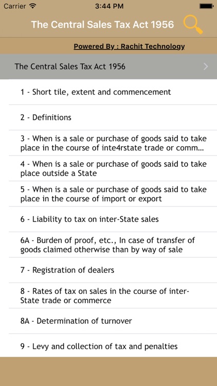 The Central Sales Tax Act 1956