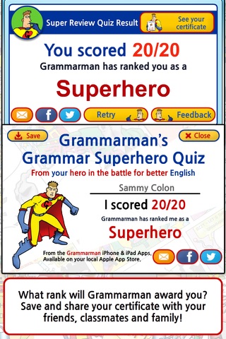 Grammarman screenshot 4