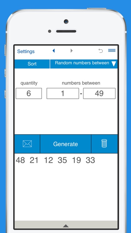 Random Number Generator and Random Numbers Picker for lottery tickets
