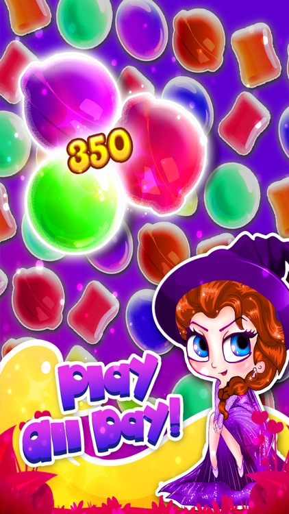 Candy Witch 2'015 - fruit bubble's jam in match-3 crazy kitchen game free screenshot-3