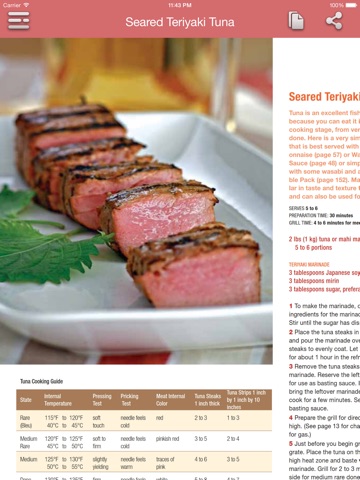 Barbecue & Grilling Cookbook for iPad screenshot 4