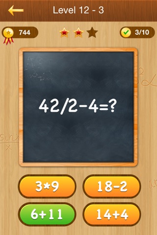 Math Master PRO - education arithmetic puzzle games, train your skills of mathematics screenshot 3