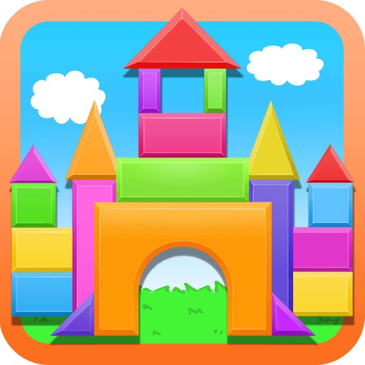 The falling blocks castle - cool building game icon
