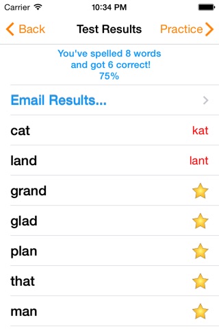 Spelling Notebook: Learn, Test screenshot 4