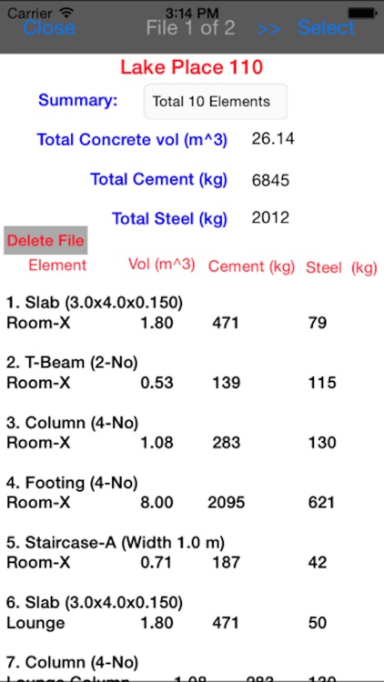 Analysis of RCC Structure screenshot-4