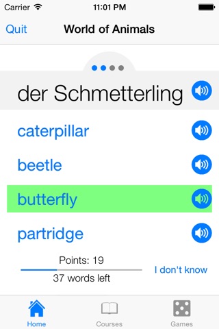 MnemoLingo - The German Word Trainer screenshot 2