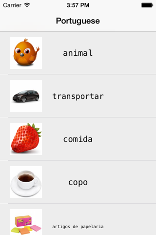 Learning Portuguese (Brazilian) Basic 400 Words screenshot 3
