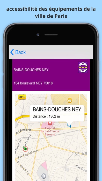 Accessibilité des équipements de la ville de Paris screenshot-3