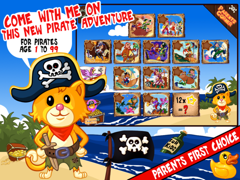 Pirates Puzzle and Coloring Book - For Children screenshot 2