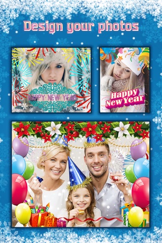 New Year Makeup Pro - Visage Camera to Place Holiday Stickers onto Face Photos screenshot 2
