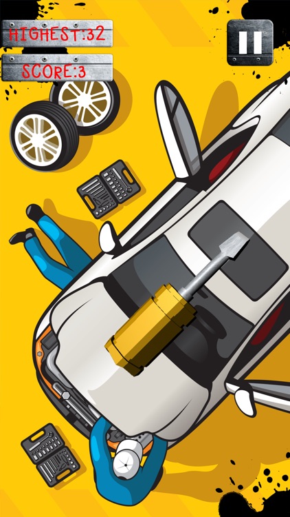 Car Garage Tool Build Motor Repair Juggle Simulator Game