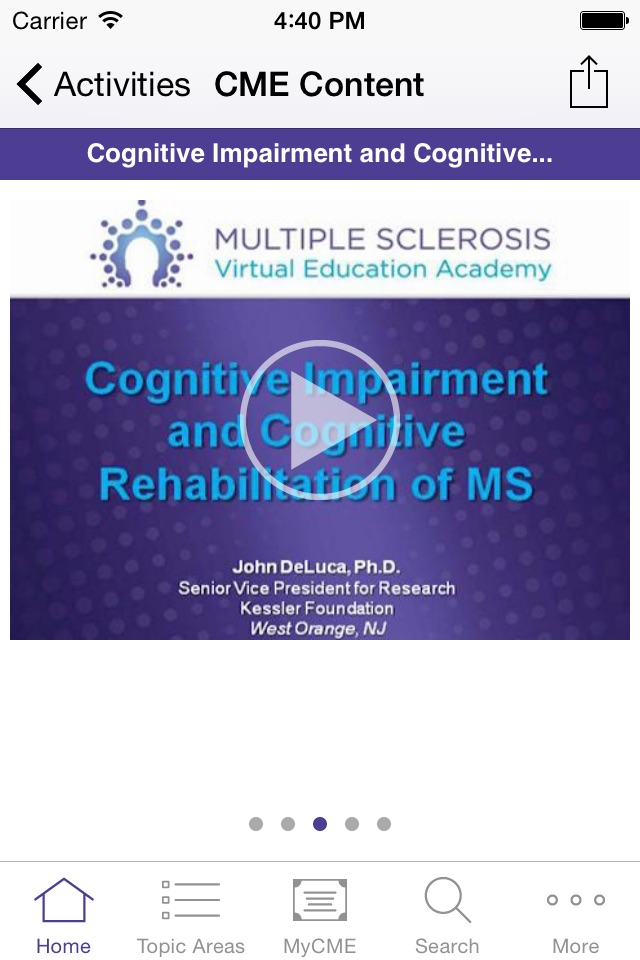 Multiple Sclerosis Virtual Education Academy screenshot 2