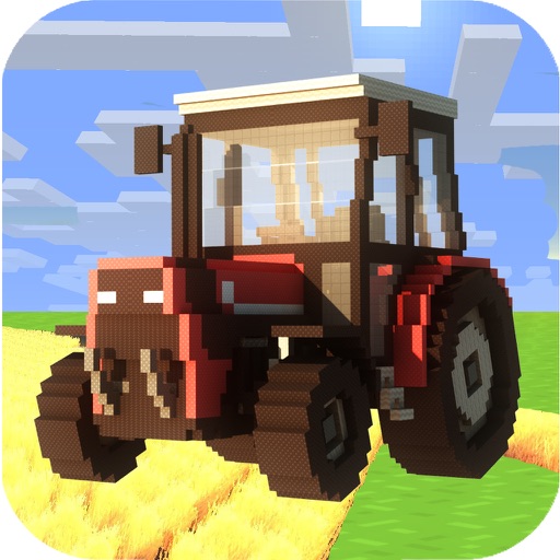 Blocky Farming Simulator Pro 2015 - Pocket Edition Tractor, Harvester, Truck Mini game icon