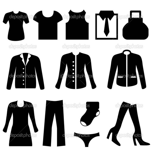 Clothes and My Wardrobe Stickers Keyboard: Chat using Workout Icons icon