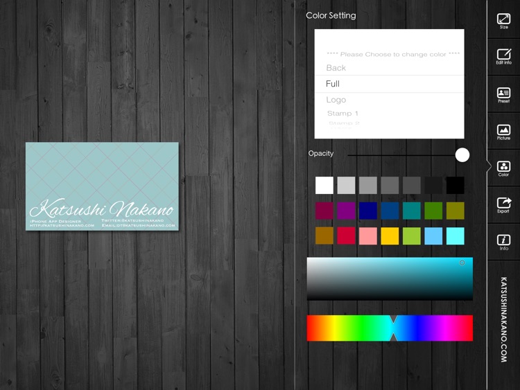 BusinessCardDesignerHD - Business Card Maker with AirPrint screenshot-3