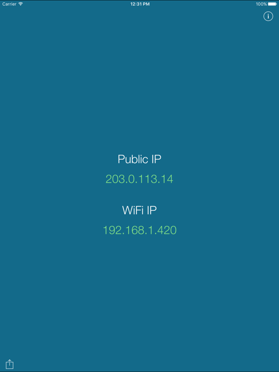 Screenshot #4 pour My IP - Network IP Address Lookup Utility - Public Internet & Local WiFi FREE