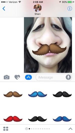 Mustache Stickers Pack(圖2)-速報App