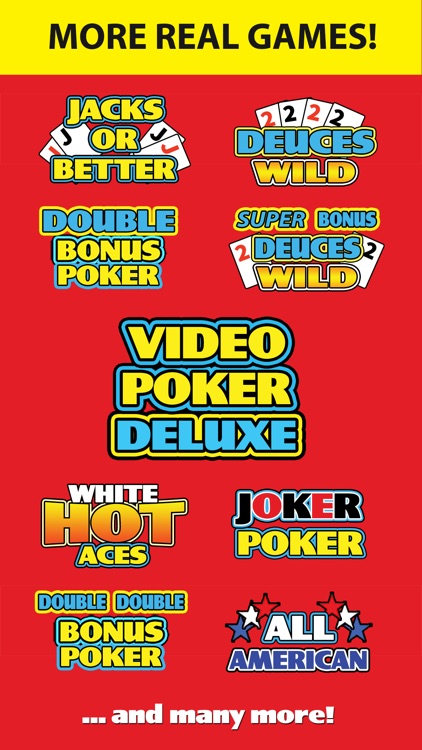 Video Poker Deluxe - Vegas Casino Video Poker Game