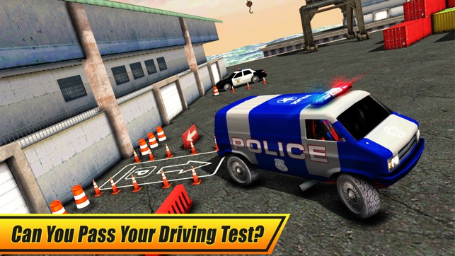 Police Car Parking Simulator 3D(圖2)-速報App