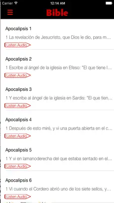 Captura 3 La Biblia de las Americas (Audio) iphone