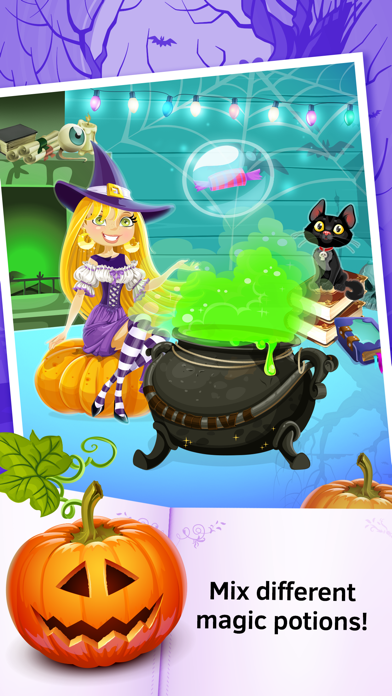 How to cancel & delete Candy's Potion! Halloween Games for Kids Free! from iphone & ipad 1