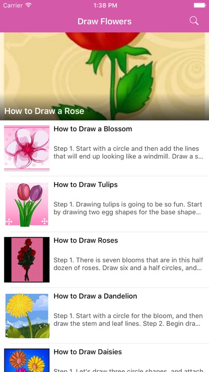 How To Draw Flowers - Step By Step Drawing
