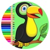 My Little Robin Bird Coloring Page Game For Kids