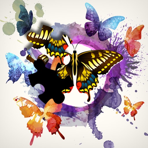 Jigsaw Butterfly Adventures Sky Forest Puzzle icon