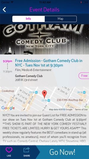 Gohilo - NYC Events Today, Right Near You(圖2)-速報App