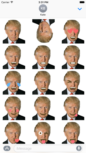 Donald Trump Emoji Sticker Pack(圖3)-速報App