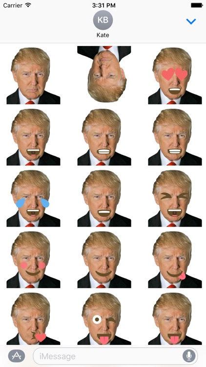 Donald Trump Emoji Sticker Pack screenshot-2