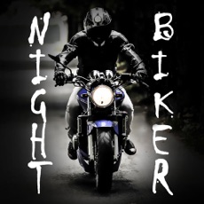 Activities of Extreme Drifting Ride of a Fastest Night Biker