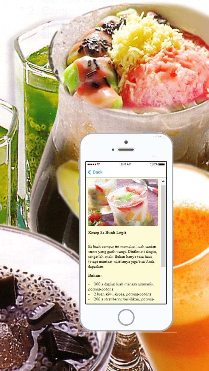 Resep Minuman Es Jus Sehat