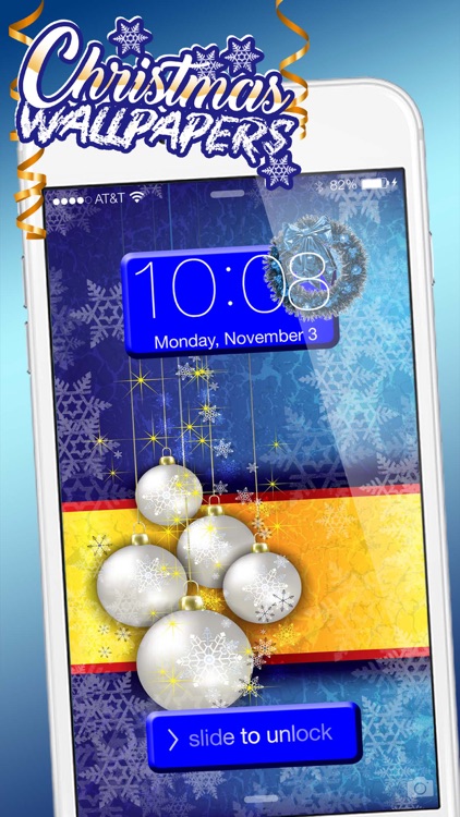 Christmas Wallpaper Collection Winter Background screenshot-3